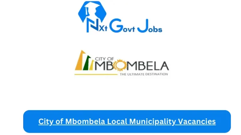 New City of Mbombela Local Municipality Vacancies 2024 @www.mbombela.gov.za Careers Portal