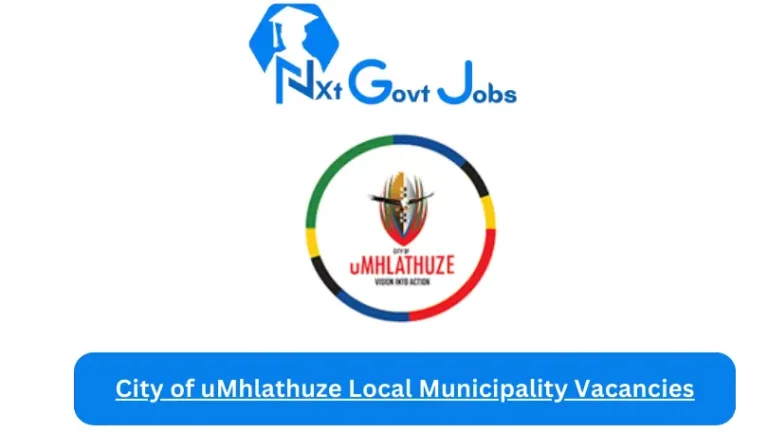 New City of uMhlathuze Local Municipality Vacancies 2024 @www.umhlathuze.gov.za Careers Portal