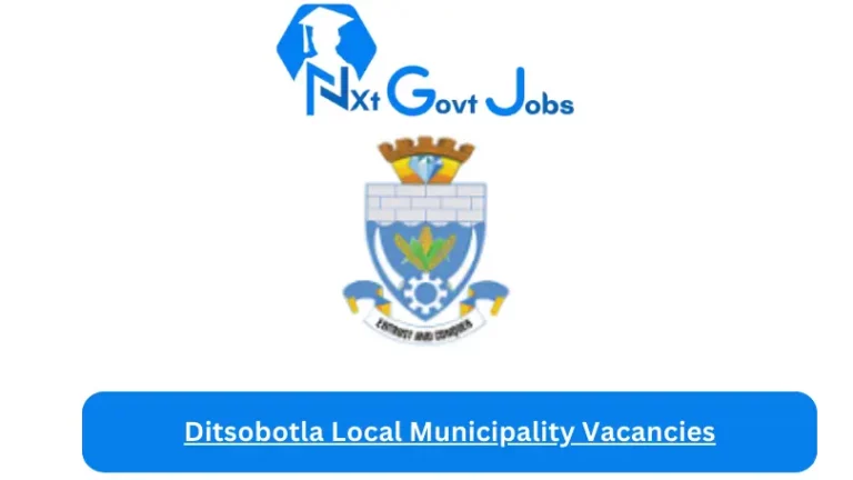 New Ditsobotla Local Municipality Vacancies 2024 @www.ditsobotla.gov.za Careers Portal