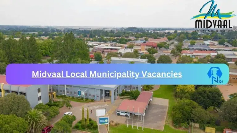 New Midvaal Local Municipality Vacancies 2024 @midvaal.ci.hr Careers Portal