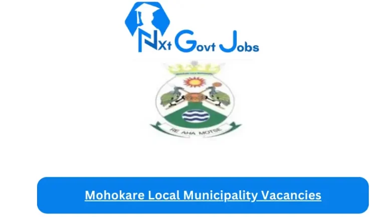 New Mohokare Local Municipality Vacancies 2024 @www.mohokare.gov.za Careers Portal