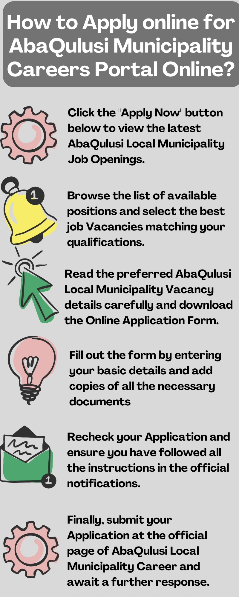 How to Apply online for AbaQulusi Municipality Careers Portal Online?
