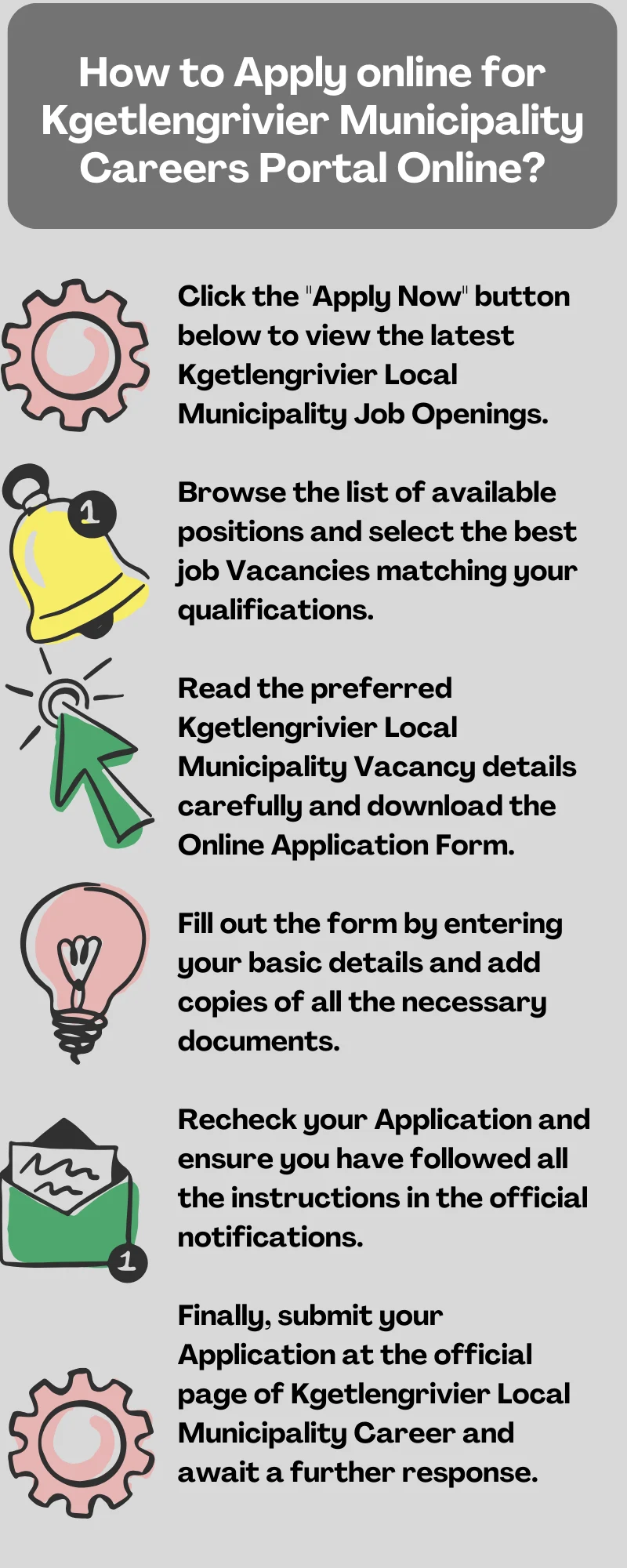How to Apply online for Kgetlengrivier Municipality Careers Portal Online?