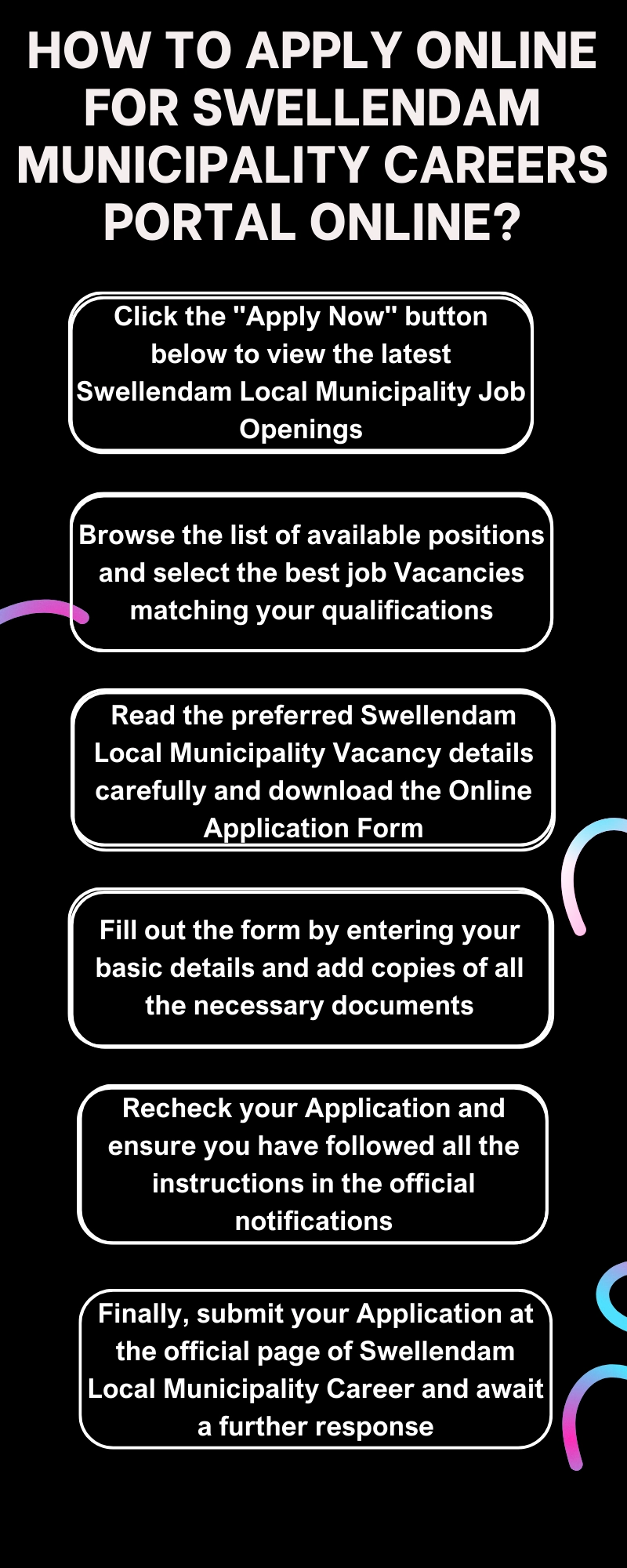 How to Apply online for Swellendam Municipality Careers Portal Online? 
