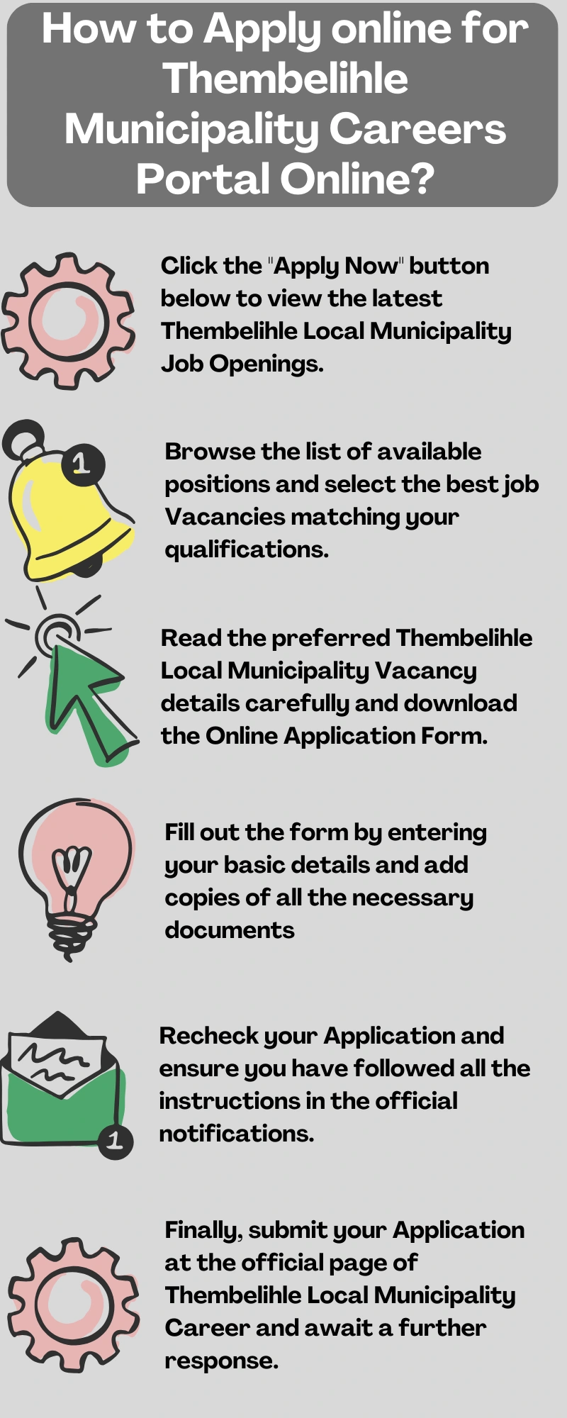 How to Apply online for Thembelihle Municipality Careers Portal Online?